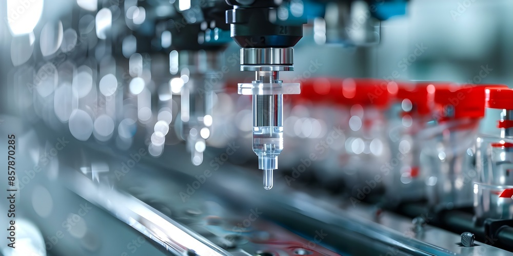 Aufkleber ready for production plastic injection factory machines set to create a range of shapes and sizes. c