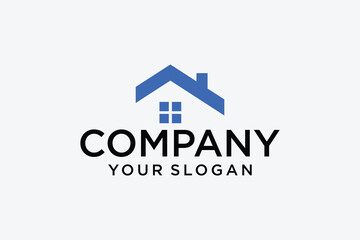 generic building real estate house logo design