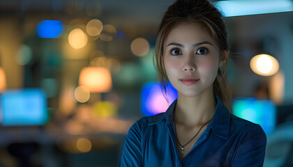 Obraz premium woman model