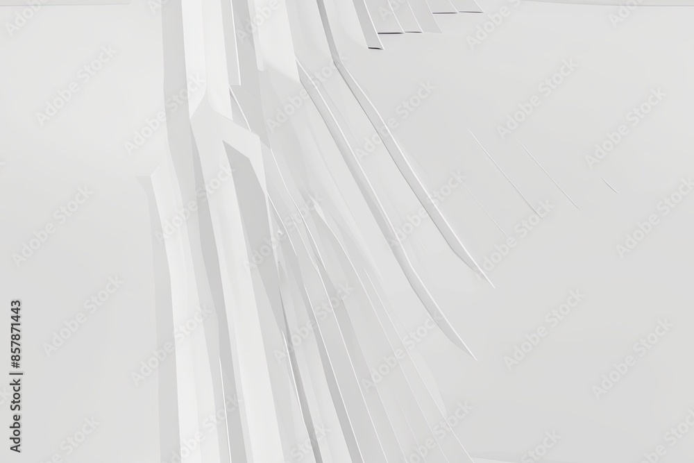 Aufkleber white minimalist abstract background created with generative ai