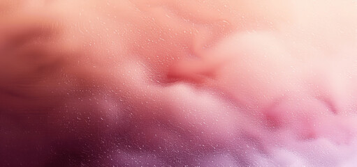 Fototapeta premium Pink Beige Gradient Background with Frosted Glass Texture, Soft Toned Abstract Design Poster Banner