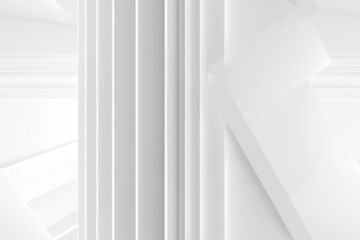 White Minimalist Abstract Background created with Generative AI