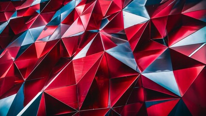 Abstract red and silver background