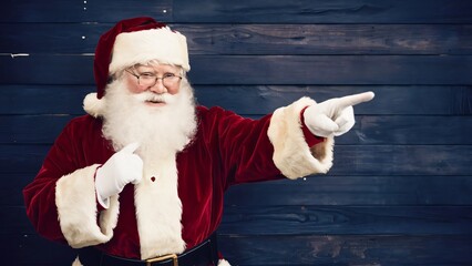 Portrait of Santa Claus