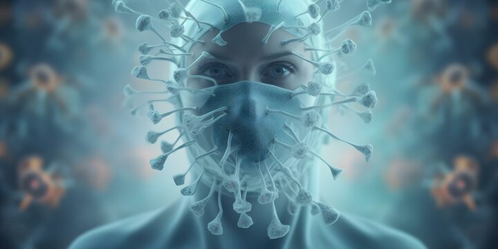 Understanding Severe Combined Immunodeficiency Disorder (SCID) Through a Professional Photo with Copy Space and Selective Focus. Concept SCID Awareness, Medical Photography, Copy Space