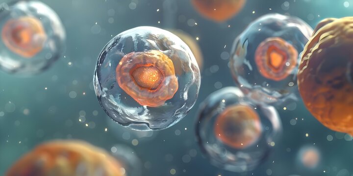 Archaea cell division in extreme saline conditions with unique lipid bonds. Concept Archaea, Cell Division, Extreme Saline Conditions, Lipid Bonds