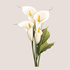 Calla lily flowers