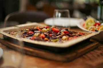 spices and herbs on the table