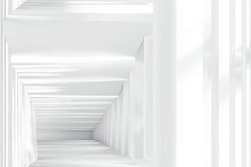 White Minimalist Abstract Background created with Generative AI