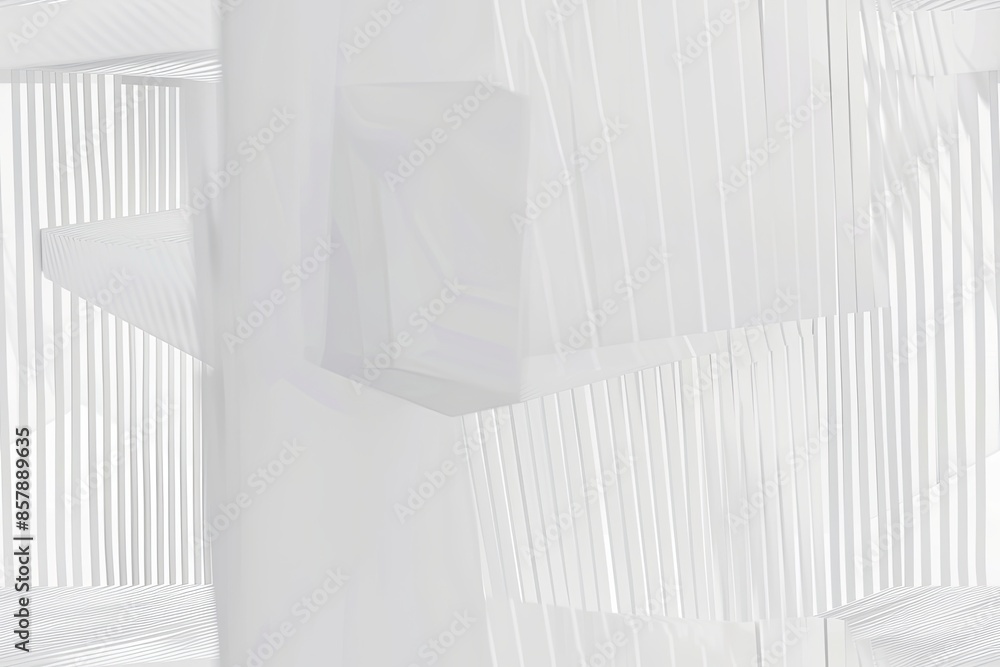 Aufkleber white minimalist abstract background created with generative ai