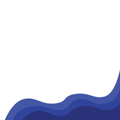 blue abstract element design transparent background