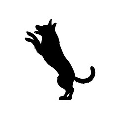 Dog Standing Design Illustration vector eps format , suitable for your design needs, logo, illustration, animation, etc.