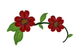 Alberta Rose Design Illustration vector eps format , suitable for your design needs, logo, illustration, animation, etc.