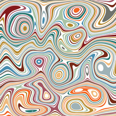 ABSTRACT ILLUSTRATION MARBLED TEXTURE LIQUIFY PSYCHEDELIC PASTEL SOFT COLORFUL DESIGN. OPTICAL ILLUSION BACKGROUND VECTOR DESIGN