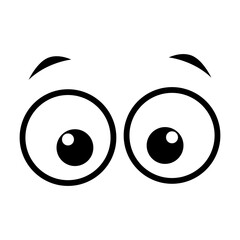 cute cartoon eyes transparent background