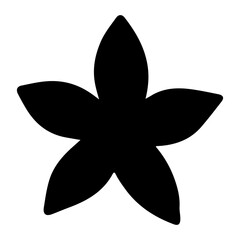 flower silhouette transparent background