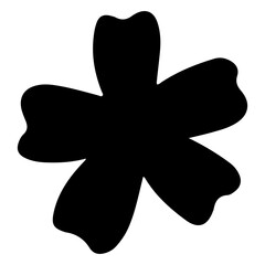 flower silhouette transparent background