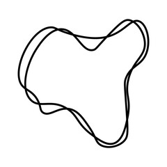 Obraz premium abstract line element transparent background