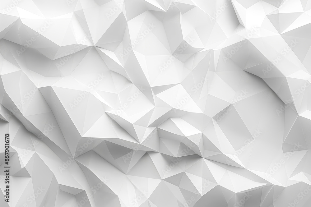 Poster a textured, geometric white surface, ideal for a minimalist backdrop, emphasizing a modern, clean de