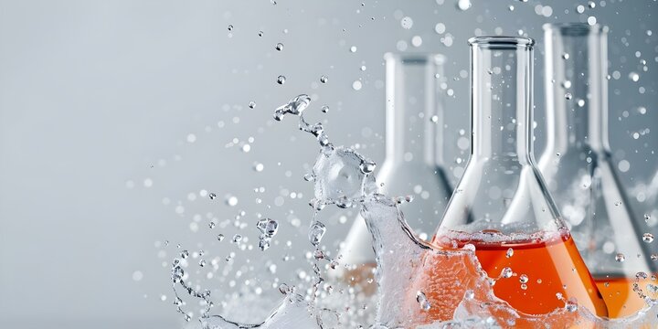 Discover endless chemical reactions each collision unveiling a captivating new display. Concept Chemical Reactions, Collision, Captivating Display, Endless Discovery, Unveiling Beauty