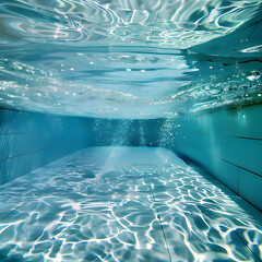 water background. Generative AI