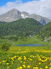 Funtensee mit K&auml;rlingerhaus