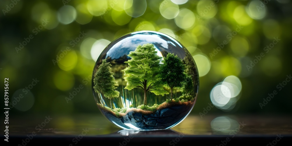 Aufkleber showcase tech use in enforcing global environmental standards in a detailed view. concept tech innov