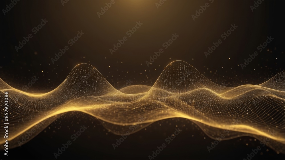 Poster dark theme digital network technology abstract background
