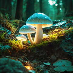 Fototapeta premium mushroom in jungle