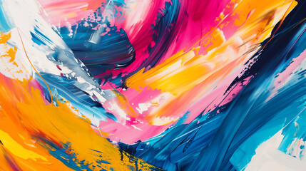 Abstract paintings with vivid colours.
鮮やかな色彩が織りなす抽象画