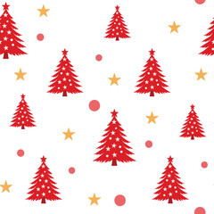 christmas tree with snow gift