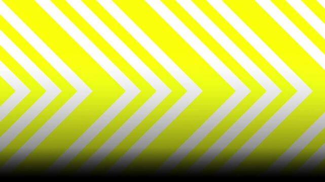 Geometric template abstract background with a vibrant yellow and white zigzag pattern that creates a sense of motion.