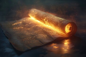 A book with a lit candle placed on top, ideal for educational or inspirational purposes