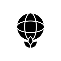 international day of yoga glyph icon