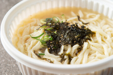 kalguksu, (handmade) chopped noodles