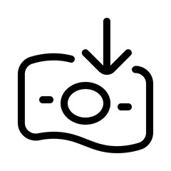 save money icon with line style, perfect for user interface projects