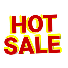 Red Hot Sale 3d Text Effect Label