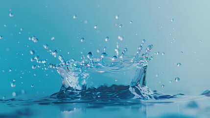 Water splash illustration