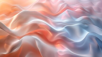 Obraz premium Abstract Silk Fabric Waves