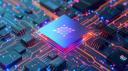 Circuit board. Electronic computer hardware technology. Motherboard digital chip. network futuristic cyberspace. Central processing unit computing information. Integrated semiconductor.