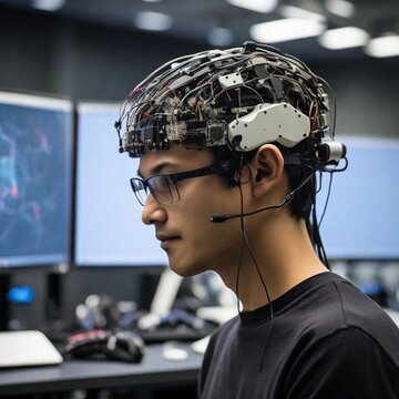 A research lab developing brain-computer interfaces for seamless interaction between humans and machines.