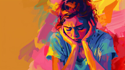 Worrying, anxiety, sad, depression, damsel in distress, thinking, concern, scare, uneasy, uncomfortable, suspicious, suspect, worry