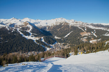 Mountains around Madonna di Campiglio in Trentino, Italy.