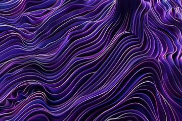 Obraz premium Another abstract wave pattern with vibrant purple lines