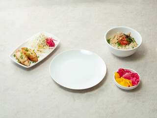 Empty plate between meals