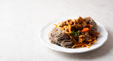 Spicy Sea Snails with Thin Noodles	