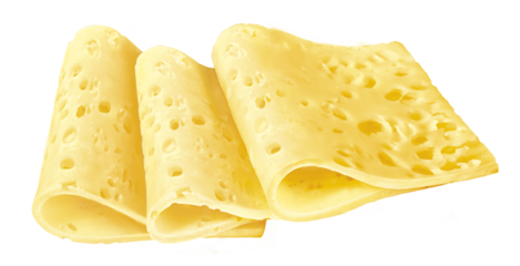 Käsescheiben mit vielen kleinen Löchern