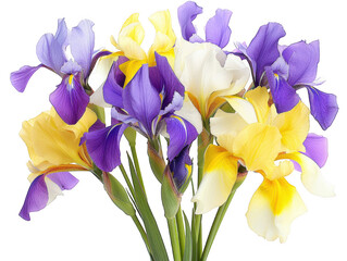 Bouquet of Colorful Irises © MDNANNU