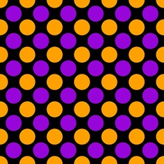 Polka Dots Seamless Pattern Digital Paper