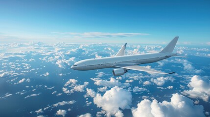 Obraz premium The Airplane in the Sky